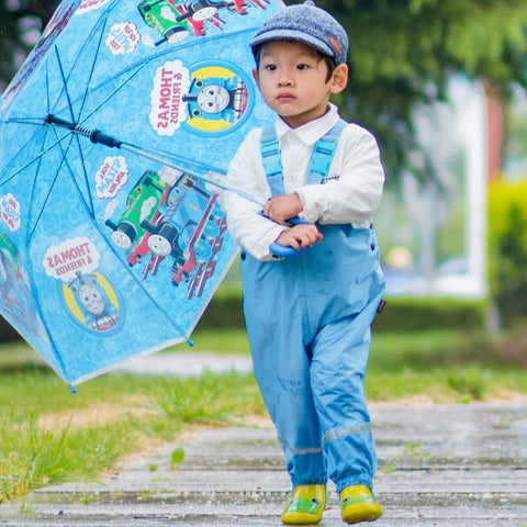 salopette pluie enfant bleu