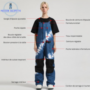 pantalon de ski salopette haut de gamme