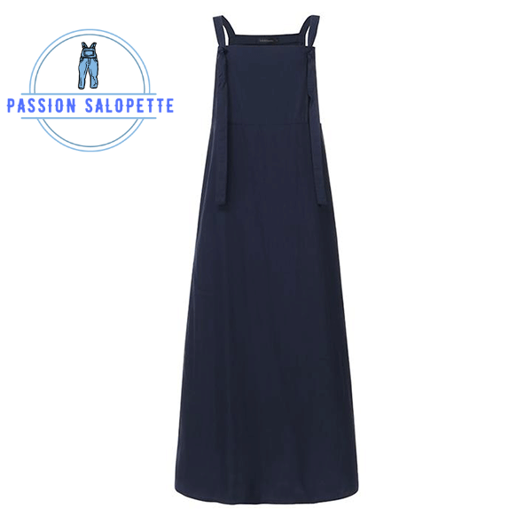 salopette robe bleu marine