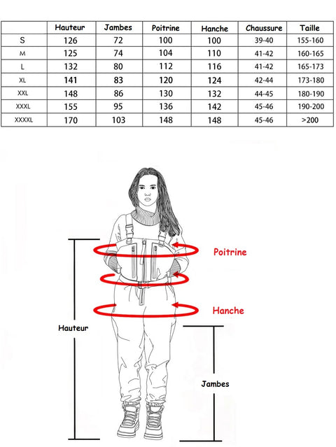 taille waders femme